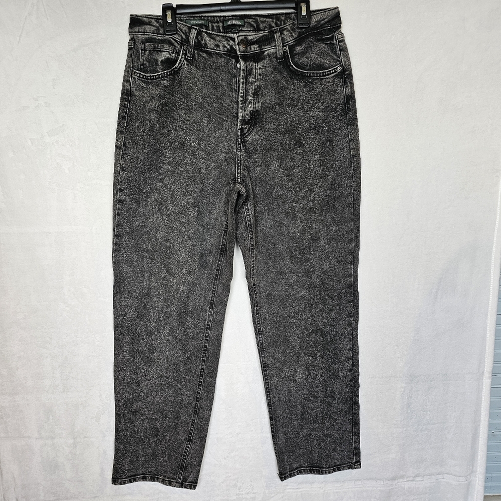 wild fable Black Acid-Wash High-Rise Jeans
